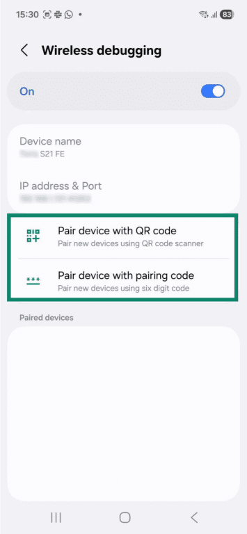 The